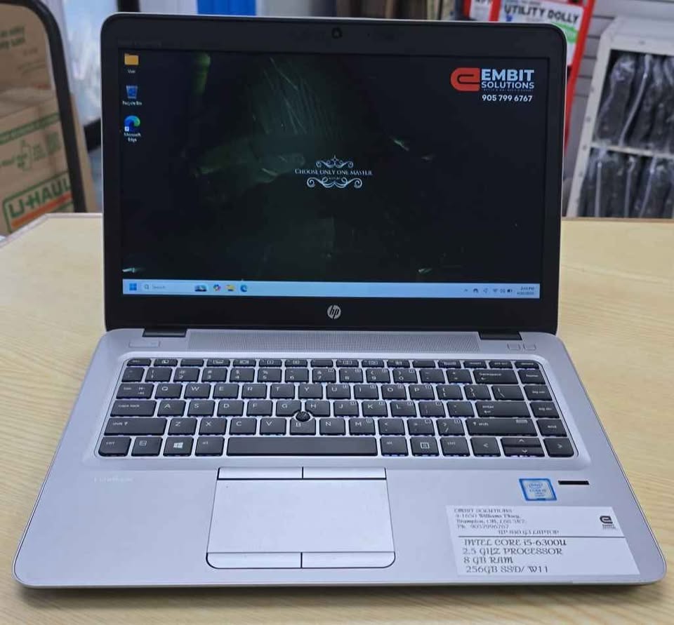 HP 840 G3 intel core i5 6th gen laptop with 8GB RAM and 256GB SSD with 6 months warranty