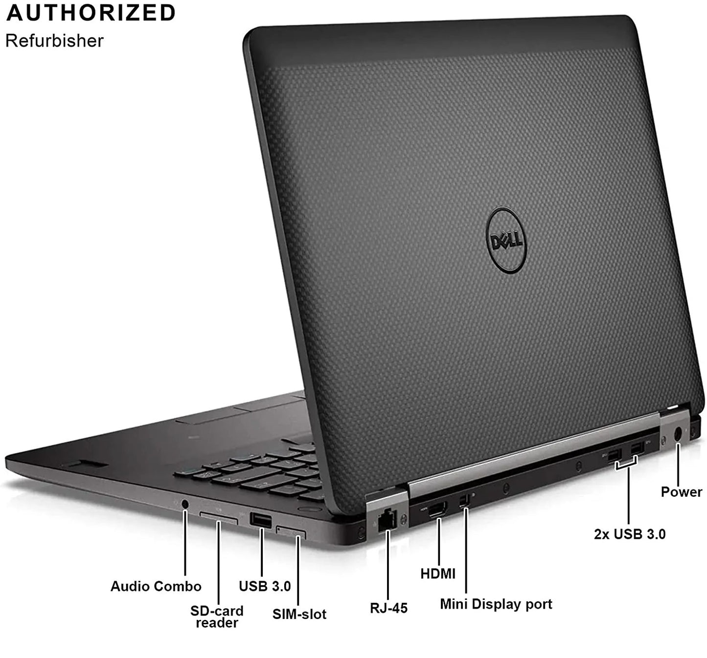 Dell Latitude E7470 intel core i5 6th gen laptop with 8GB RAM and 256GB SSD with 6 months warranty
