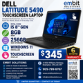 💻 Dell Latitude 5490 Touchscreen – Core i5 | 8GB RAM | 256GB SSD-refurbrished
