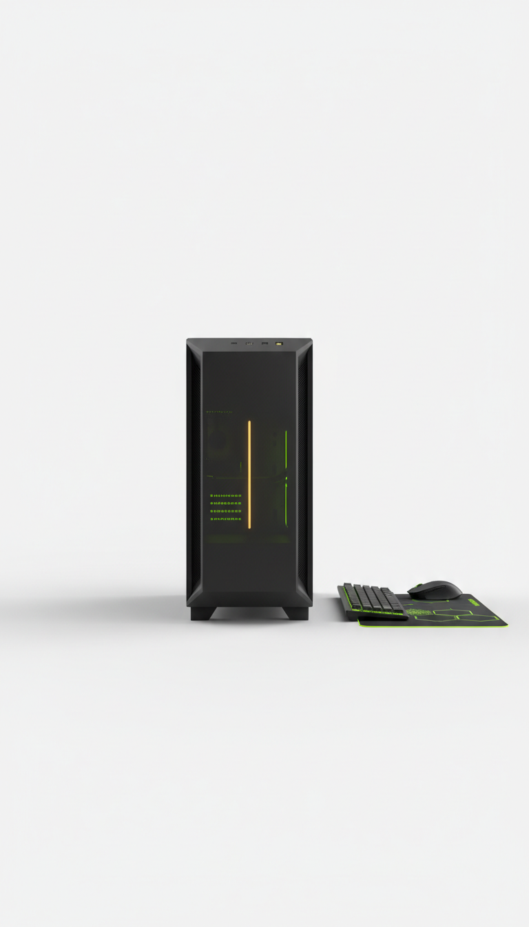 Titanium RGB Tower With Liquid Cooling