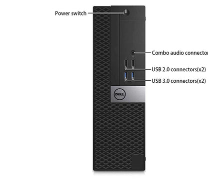 Dell OptiPlex 5040 Tower, Intel Quad Core i5 8GB RAM, 256GB SSD, W10 Pro- Refurbished
